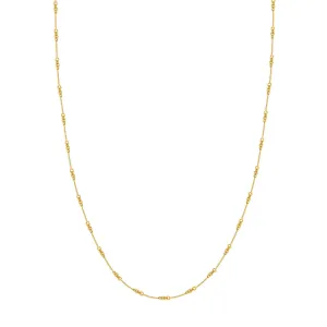 0.8mm Designer Twist Chain with Lobster Lock