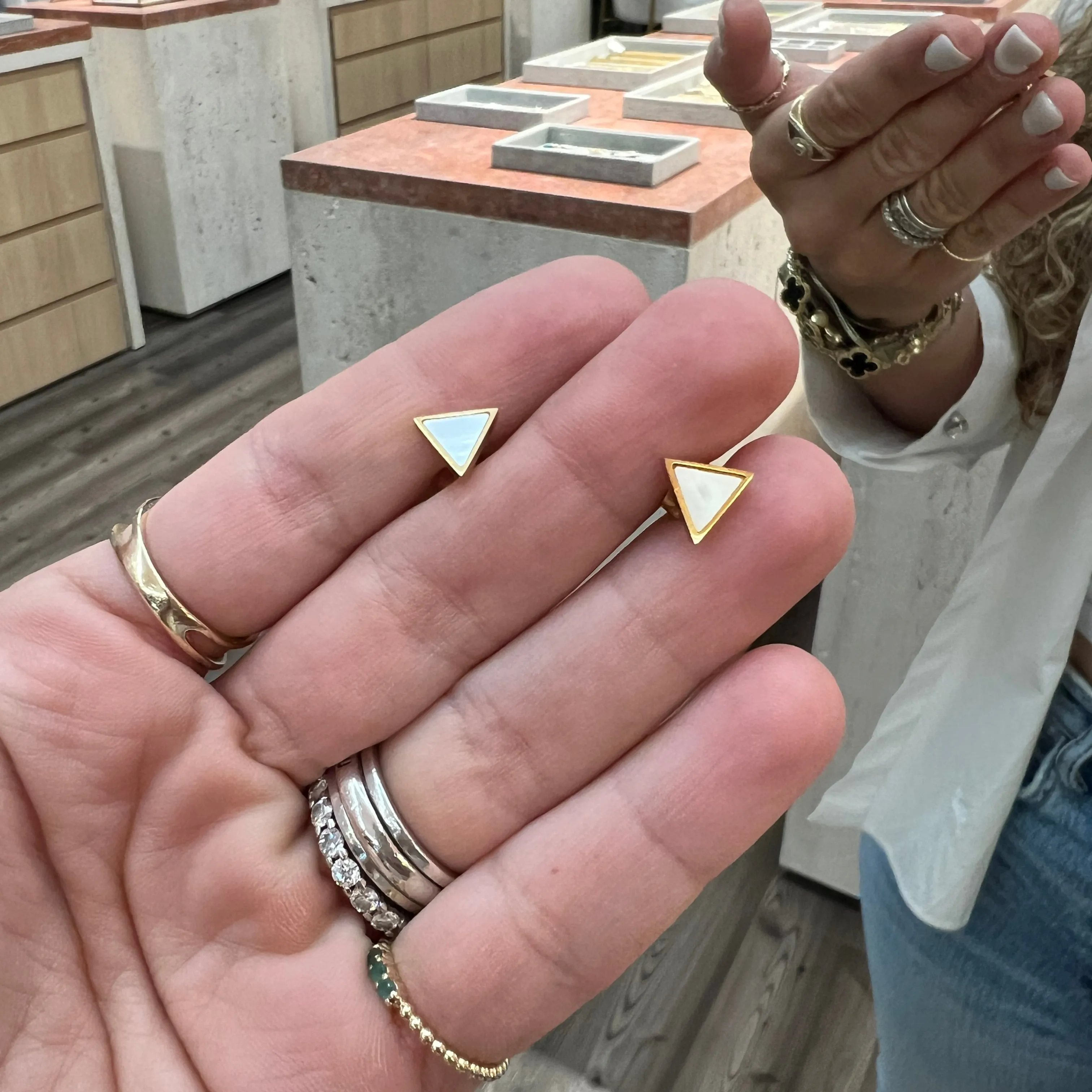 3 in 1 Triangles Necklace