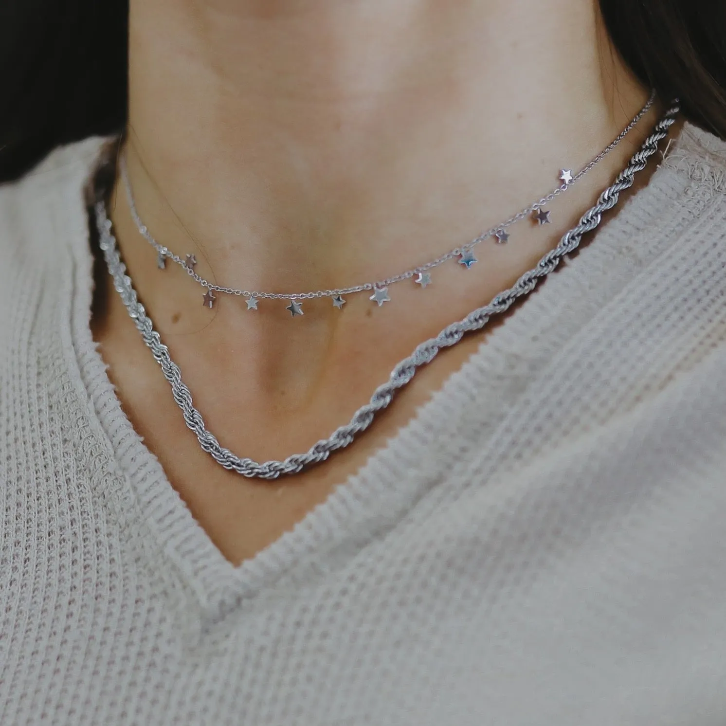 4mm Elegant Twist Necklace