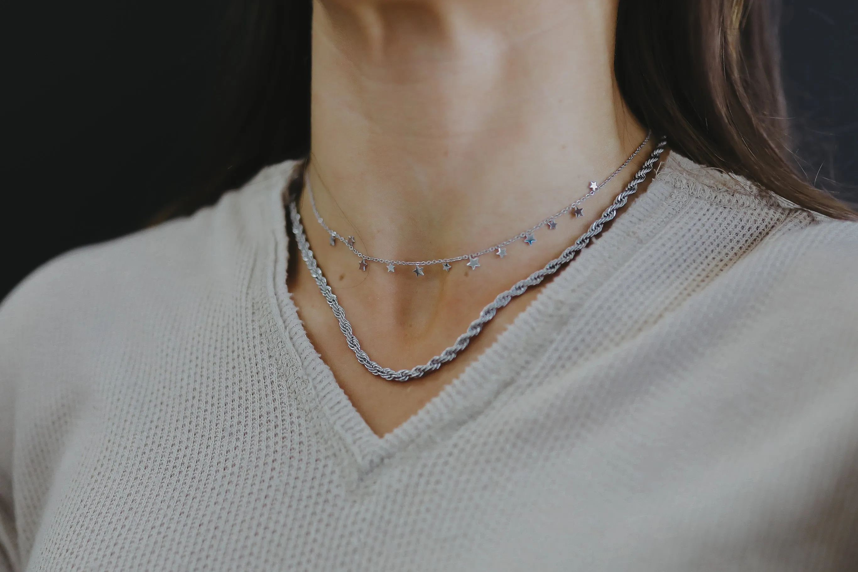 4mm Elegant Twist Necklace