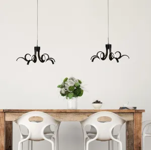 50cm Noodle Contemporary Pendant Black