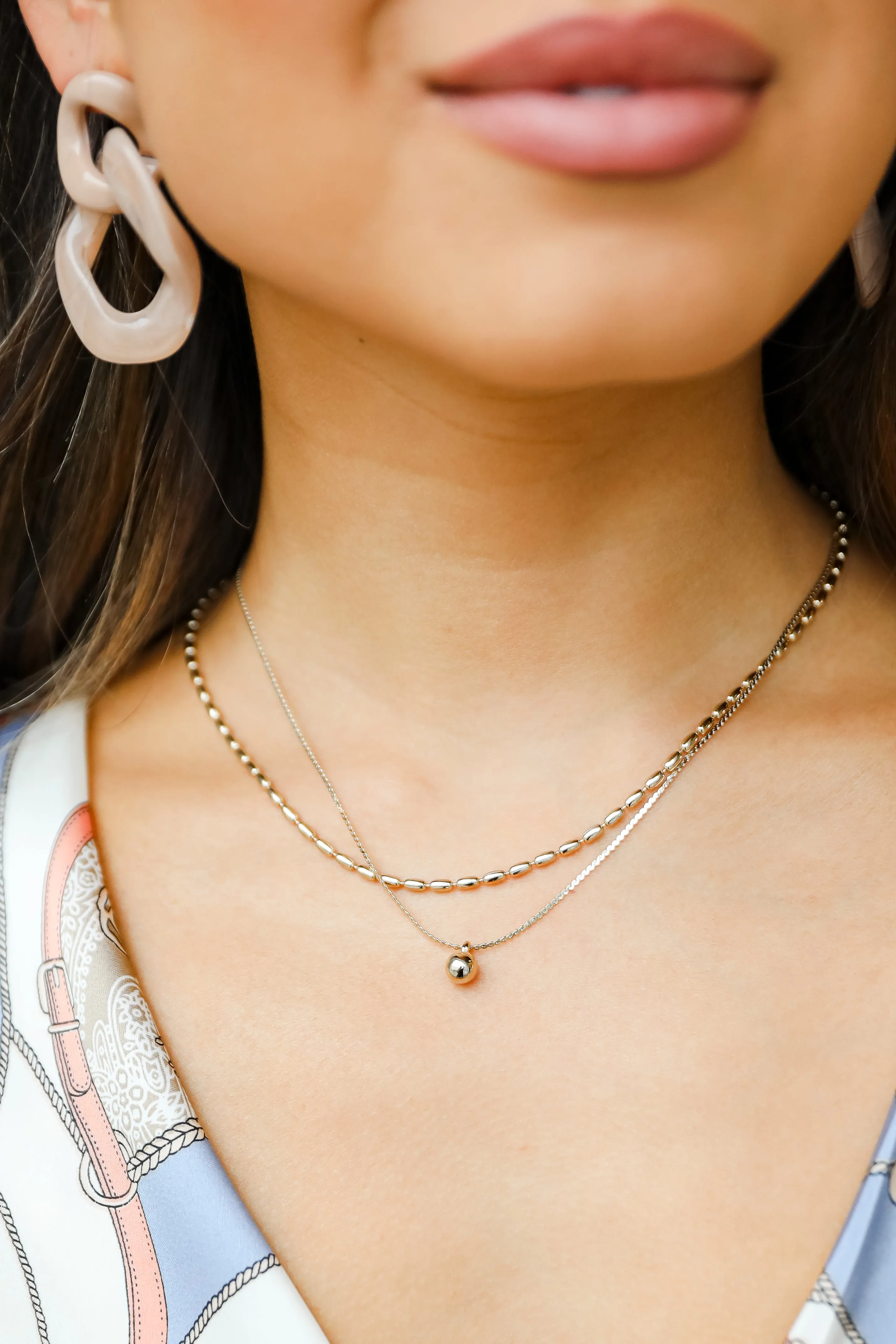 Addison Gold Layered Chain Necklace