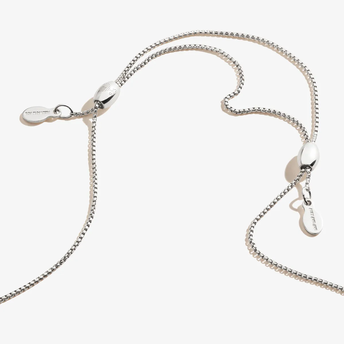 Adjustable Length Flat Chain Necklace