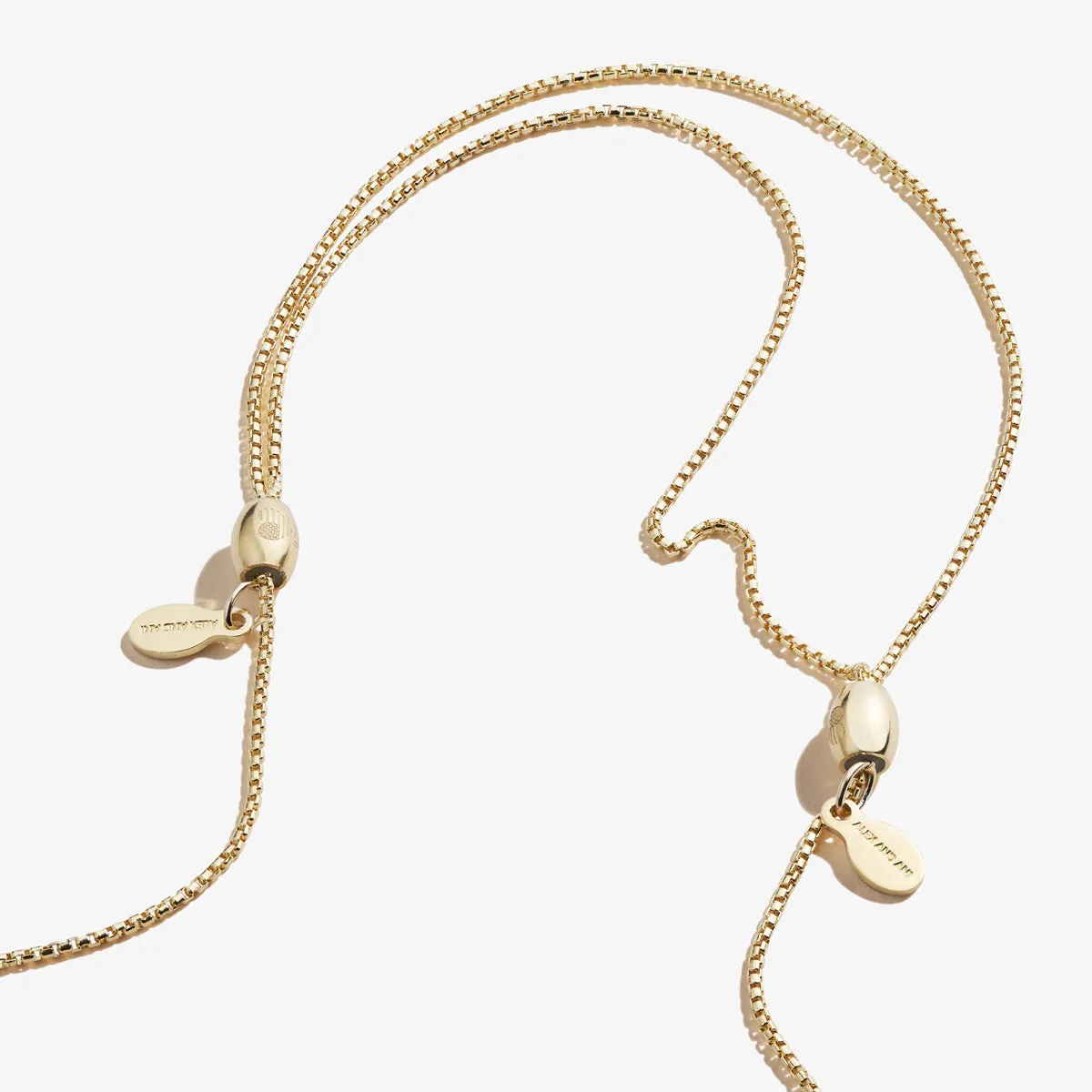 Adjustable Length Flat Chain Necklace