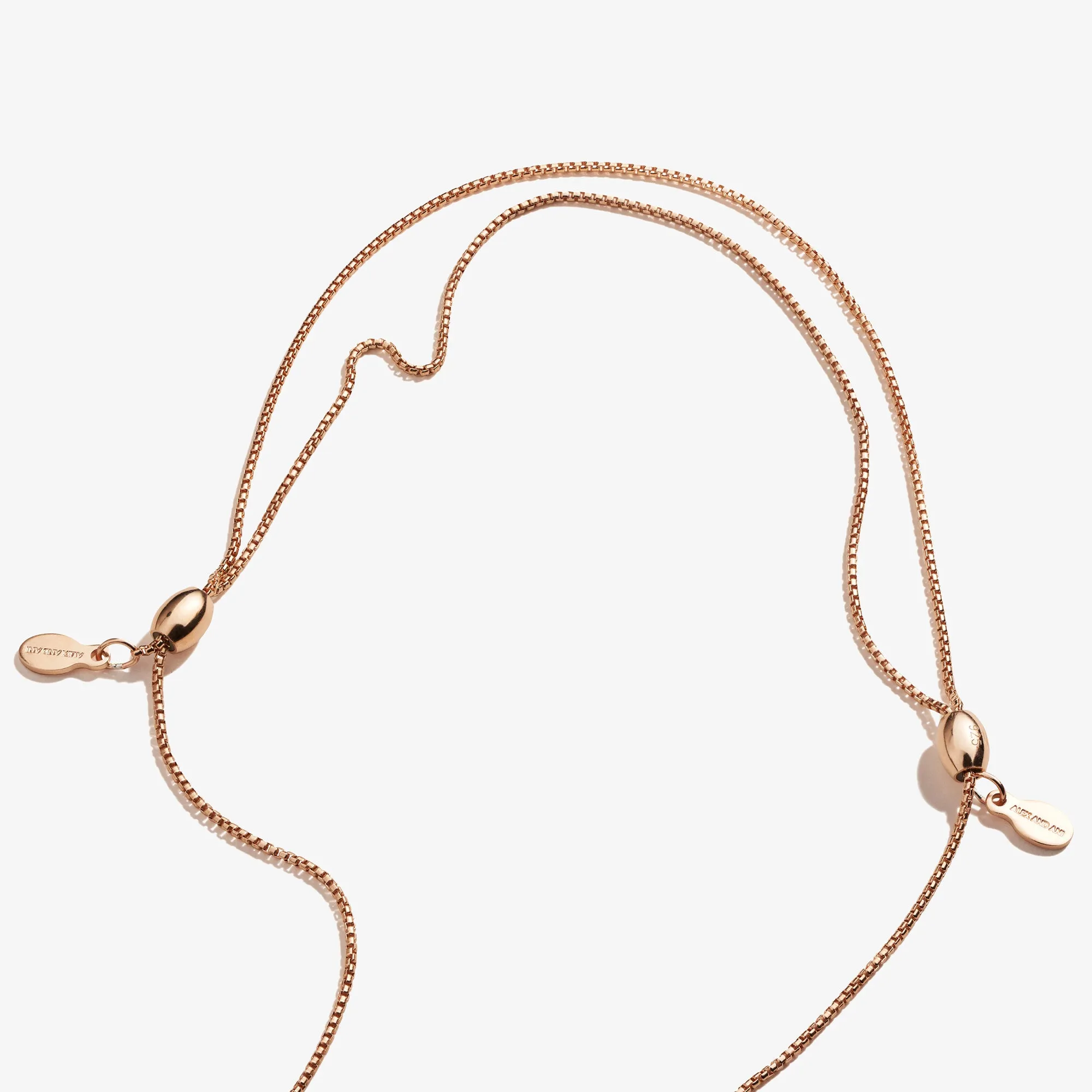 Adjustable Length Flat Chain Necklace