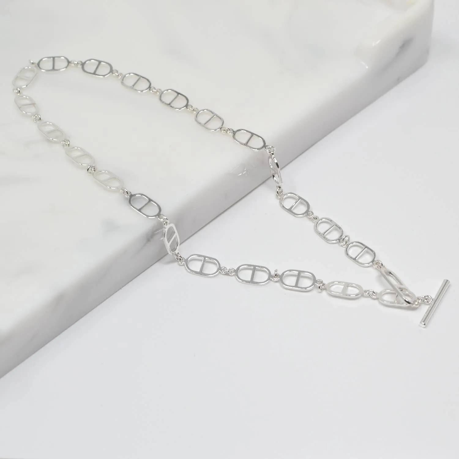 All Linked In Gold Necklace