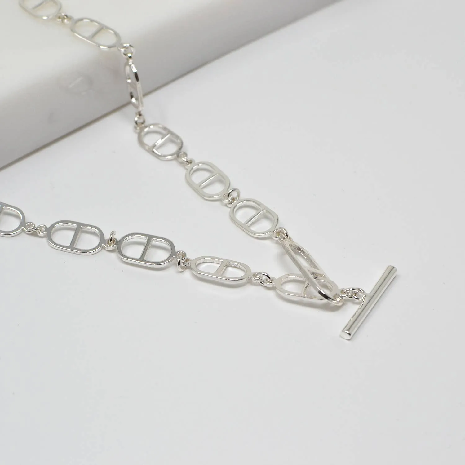 All Linked In Gold Necklace
