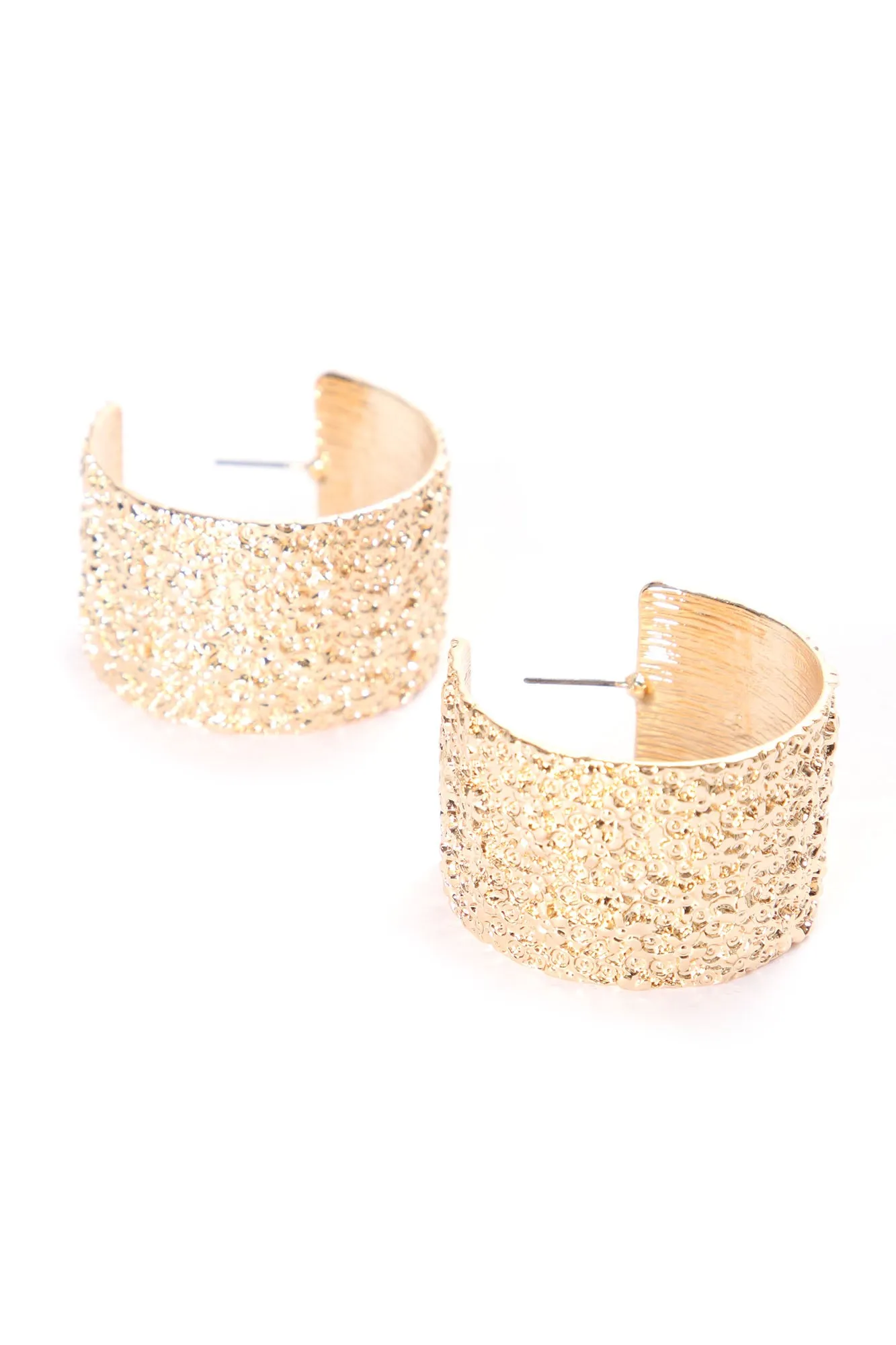 All Night Hoop Earrings - Gold