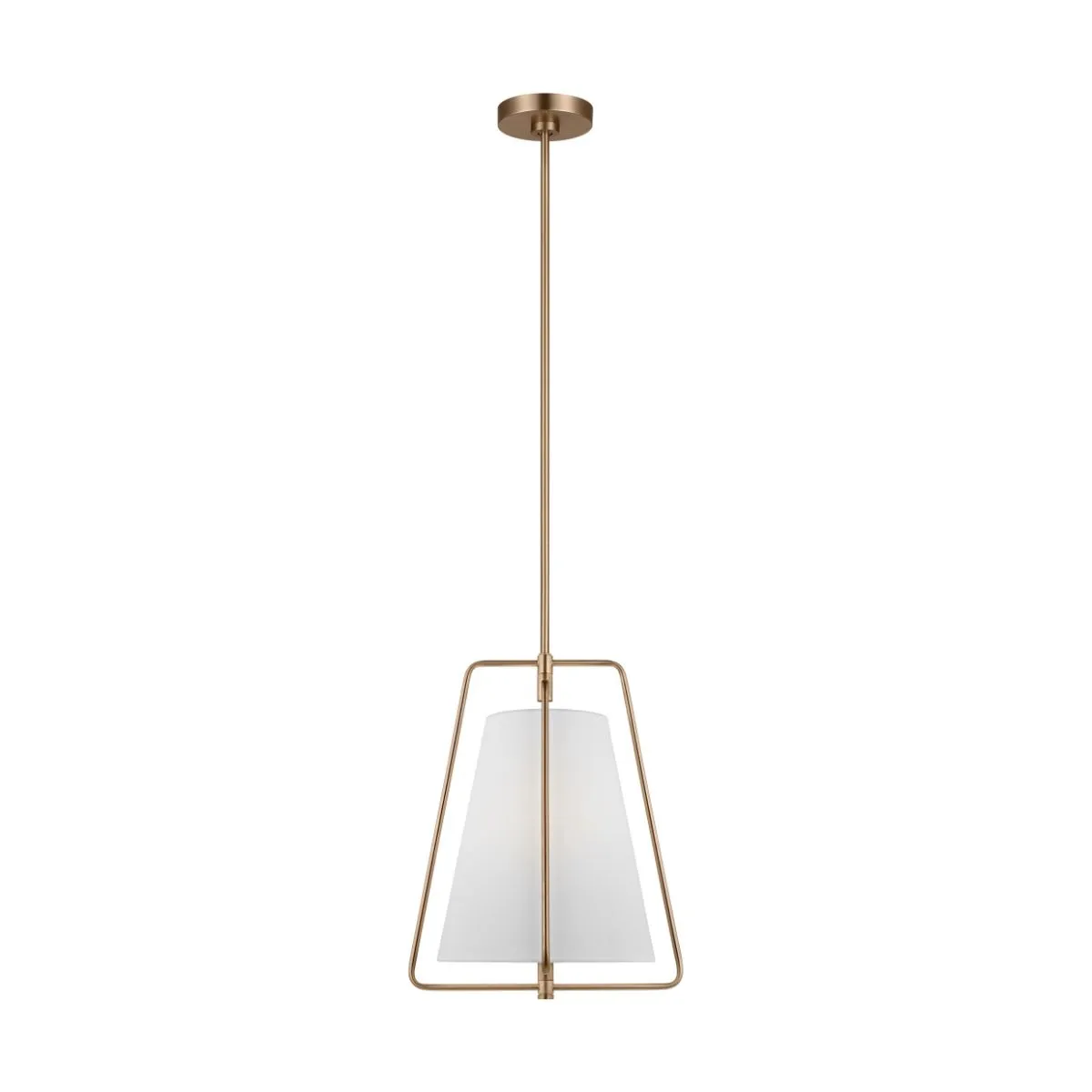 Allis 15 in. Pendant Light Satin Brass finish