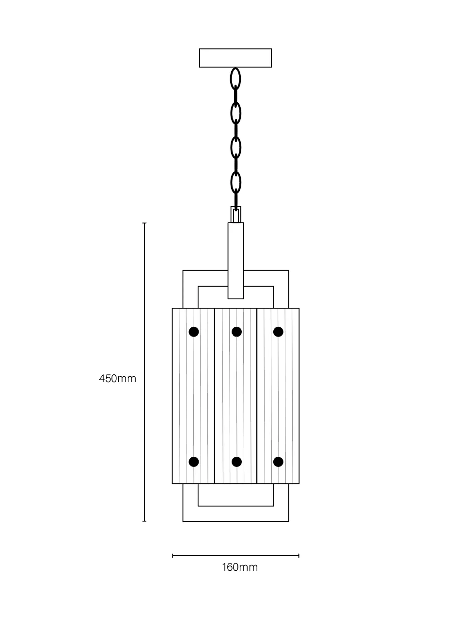 Allite Contemporary Glass Black Frame Single Pendant