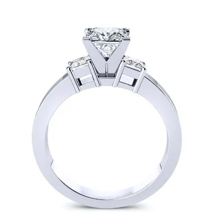 Bellflower - Princess Lab Diamond Engagement Ring (IGI Certified)