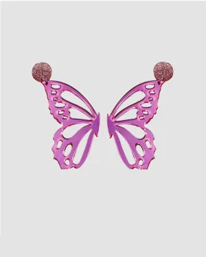BerryBetty - Butterfly Sparkle Dangle Earrings