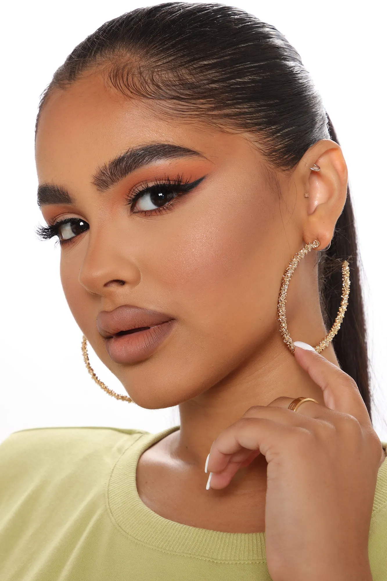 Best Luck To You Three Piece Earring Set  - Gold
