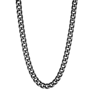 Black Silver Curb Chain | Italgem Steel