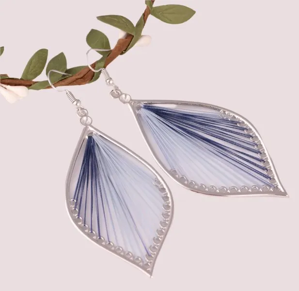 Boho Handmade string-thread earrings