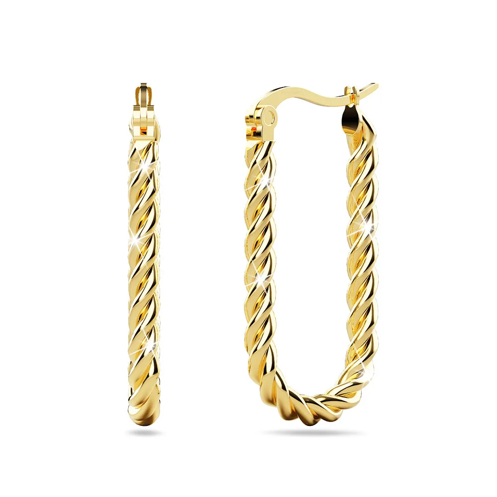 Boxed 2 Pairs of Chic Earrings Set