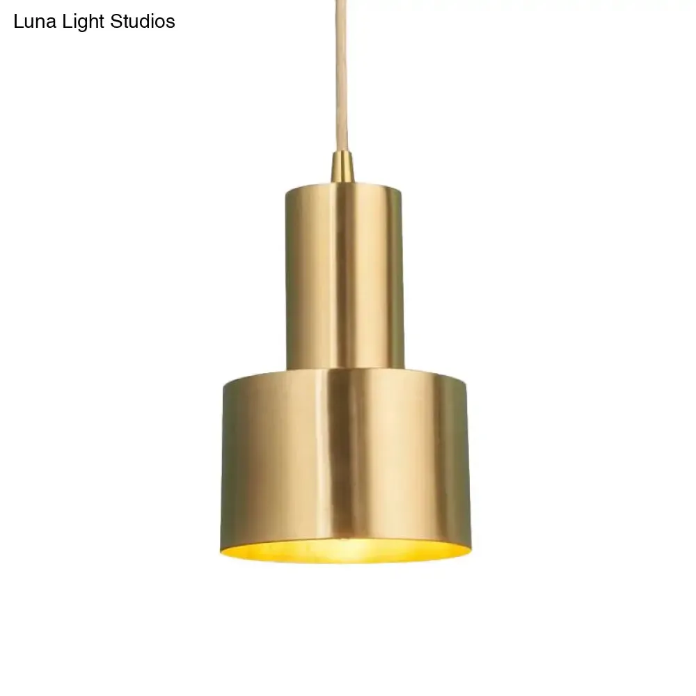 Brass Finish Mini Grenade Iron Pendulum Pendant Light – Postmodern Single Lighting Fixture