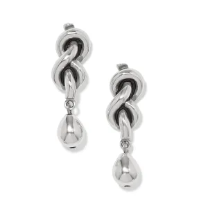 Brighton - Silver Interlok Single Knot Earring