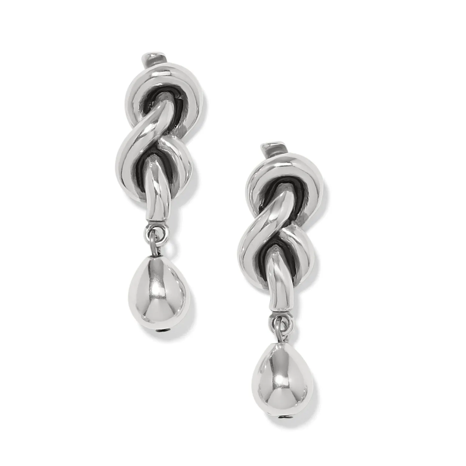 Brighton - Silver Interlok Single Knot Earring