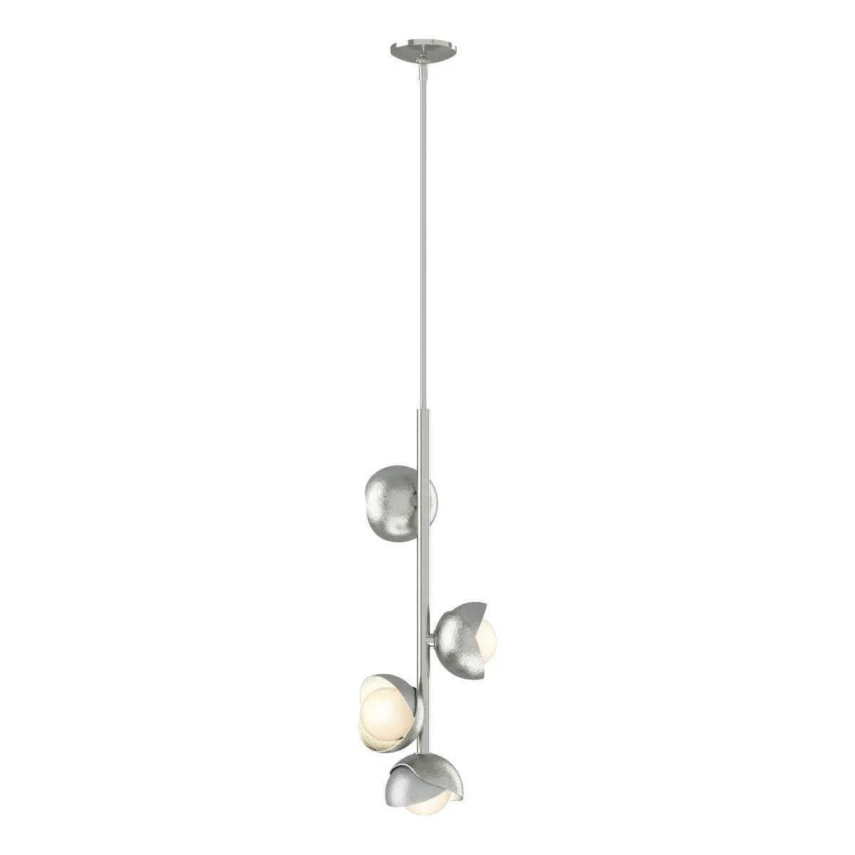 Brooklyn 12 in. 4 lights Pendant Light Sterling finish