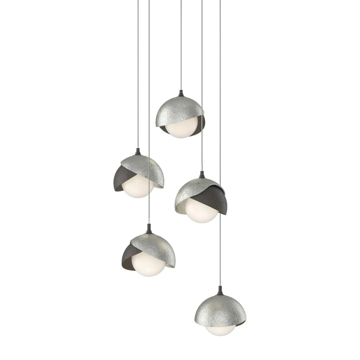 Brooklyn 16 in. 5 lights Long Pendant Light Dark Smoke Finish