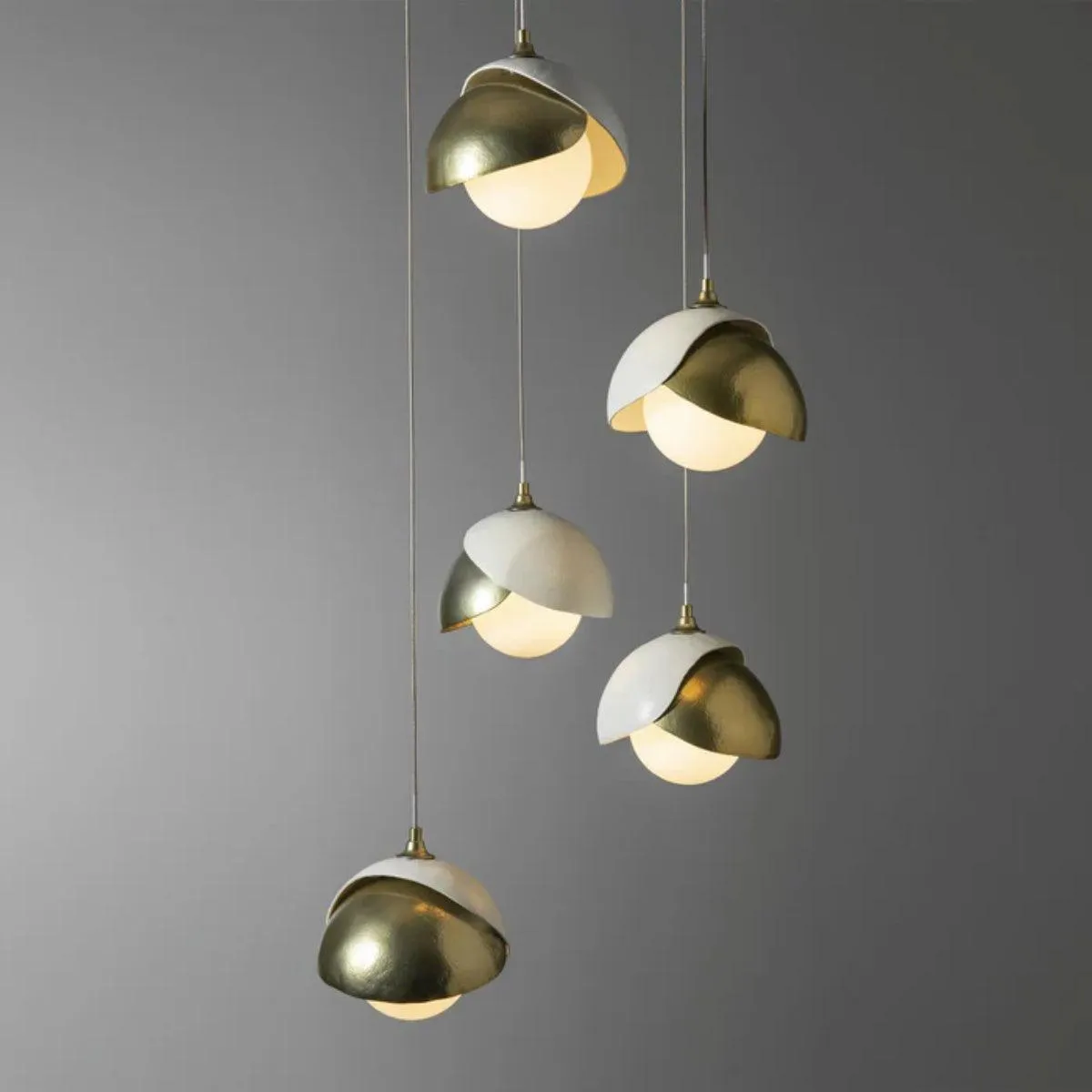 Brooklyn 16 in. 5 lights Long Pendant Light Dark Smoke Finish
