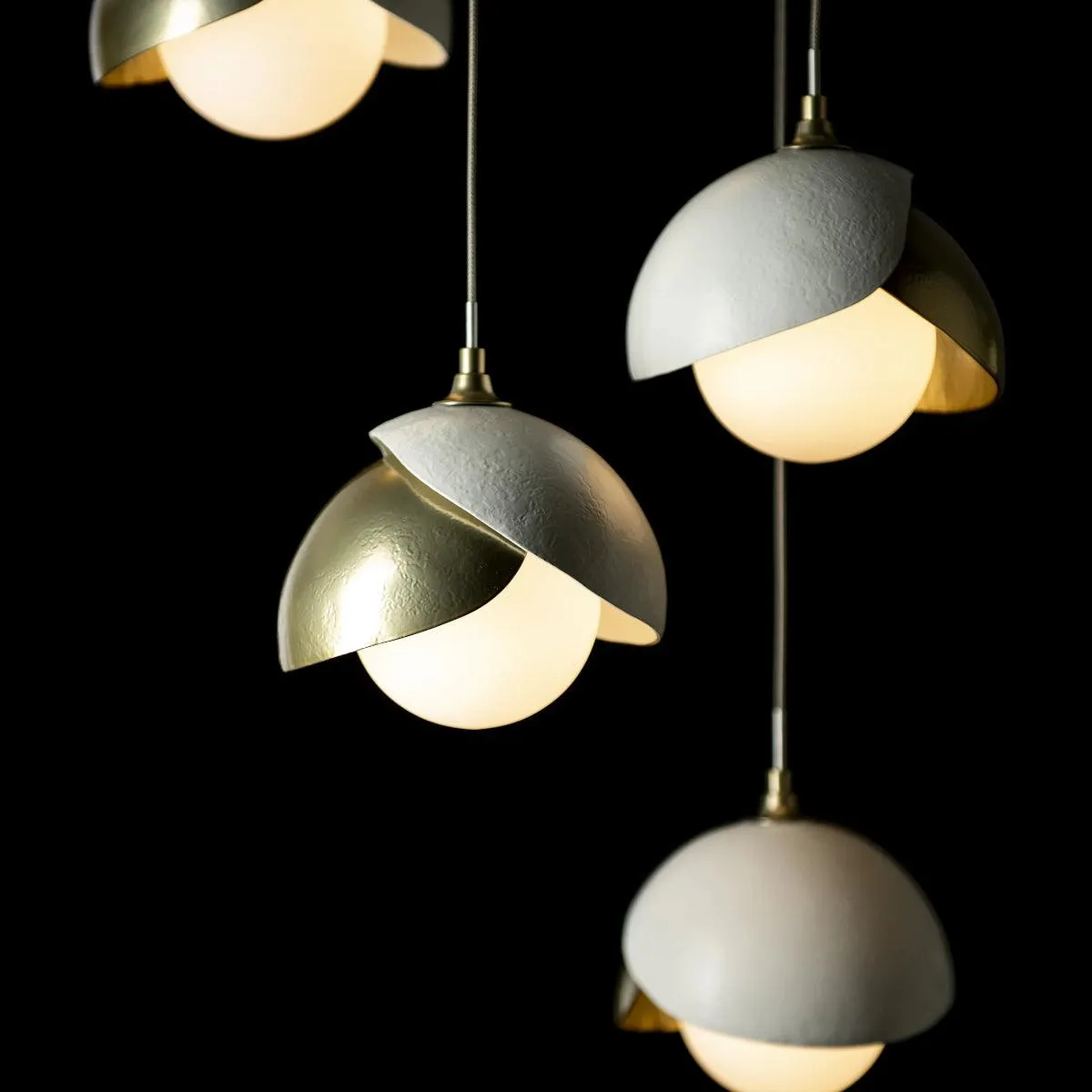 Brooklyn 16 in. 5 lights Standard Pendant Light Black Finish