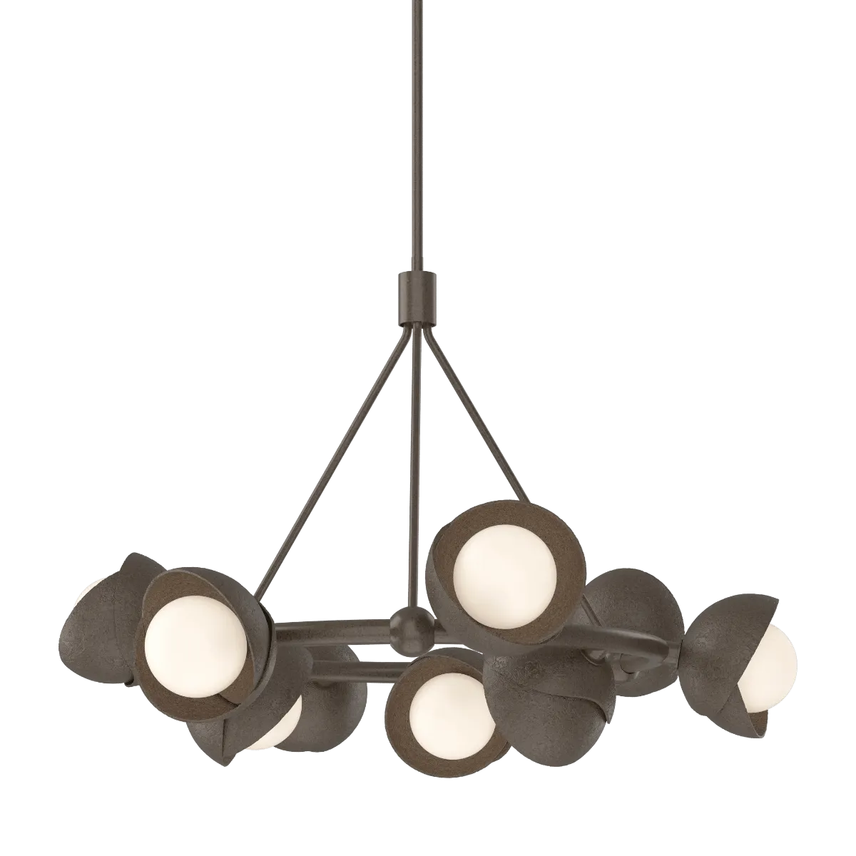 Brooklyn 32 in. 9 lights Pendant Light Bronze Finish
