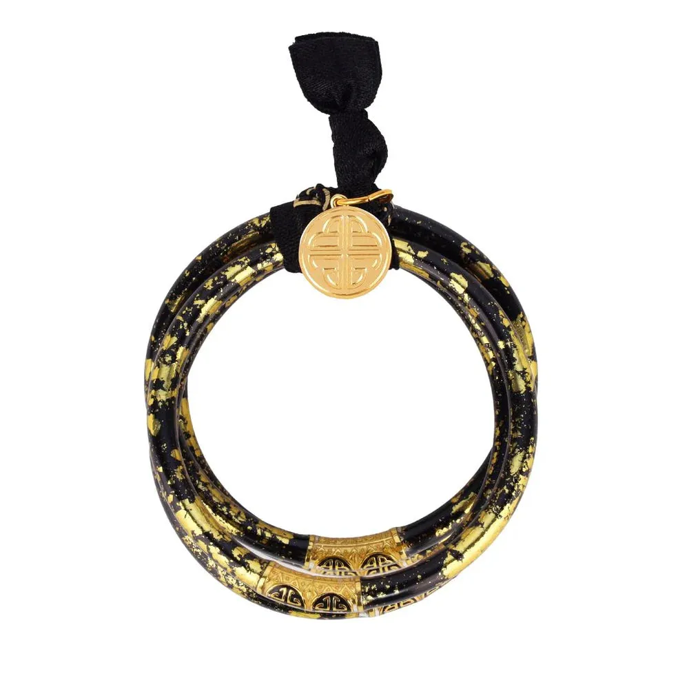 BuDhaGirl | Set of 4 | KOI Noir All Weather Bangles