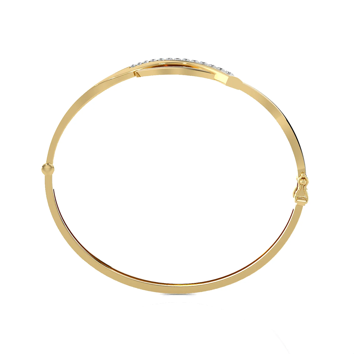 Carol Ribbon Bangle Bracelet