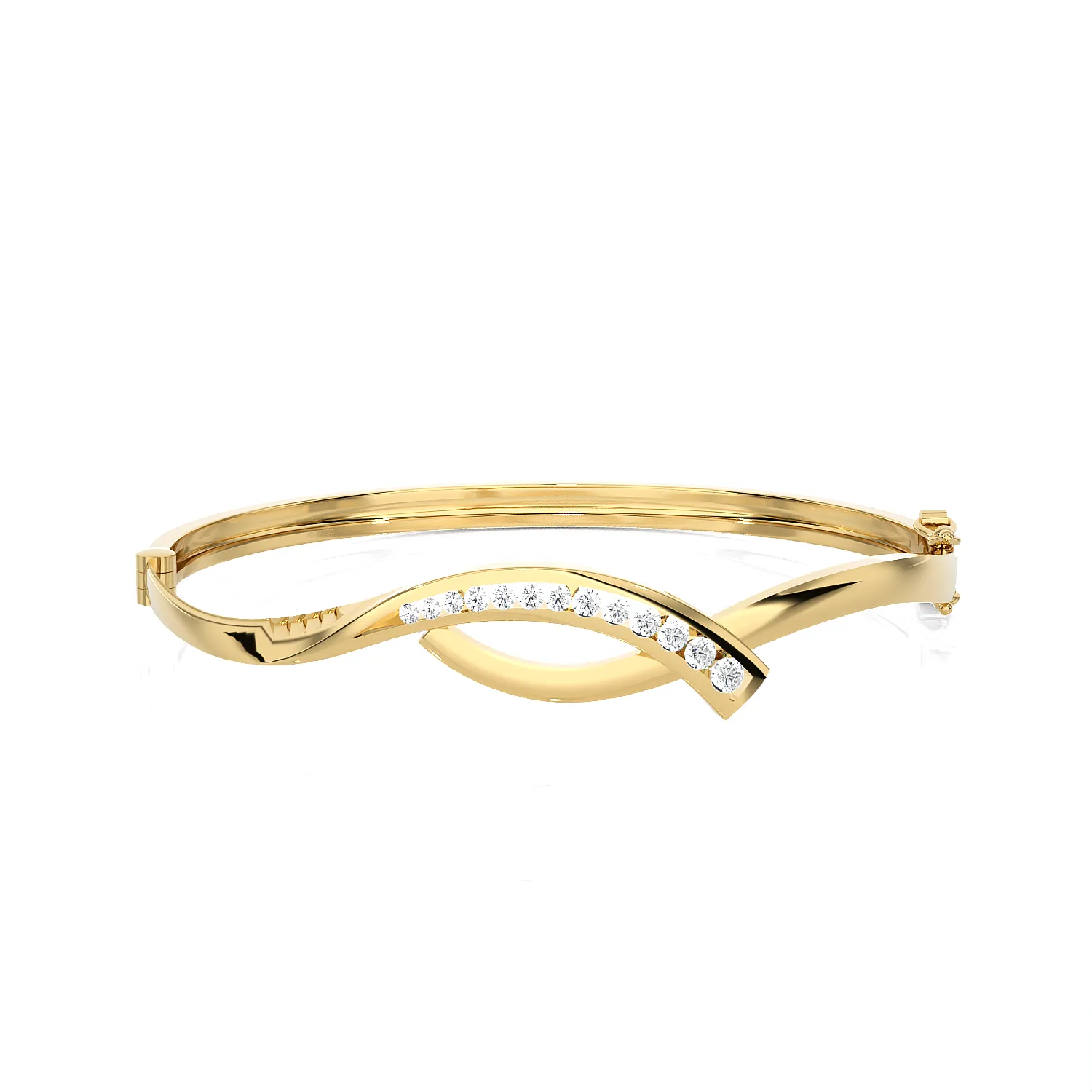 Carol Ribbon Bangle Bracelet
