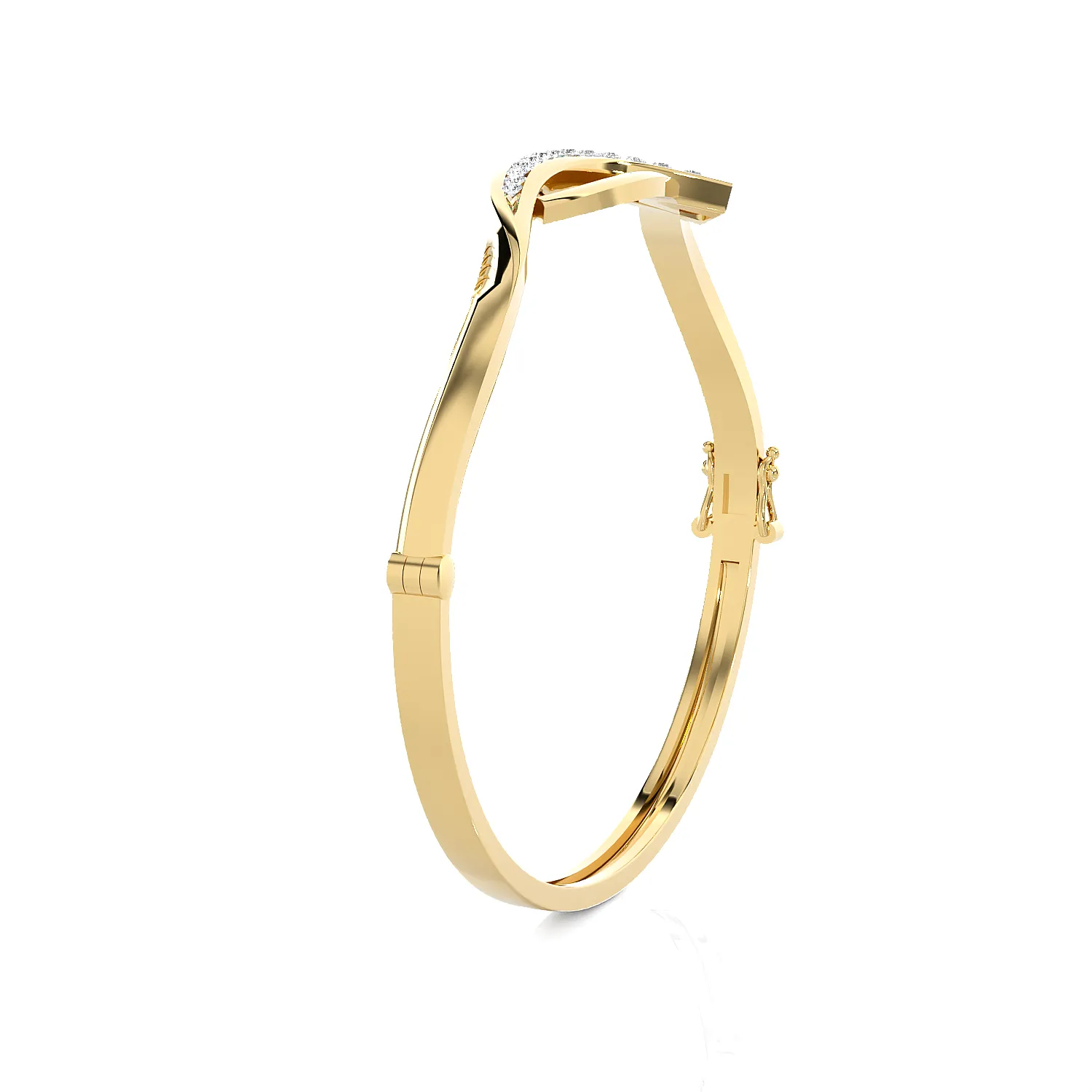 Carol Ribbon Bangle Bracelet