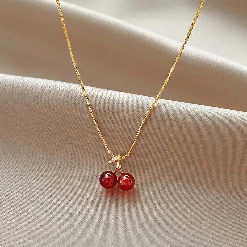 Cherry Bun Earrings/Necklaces