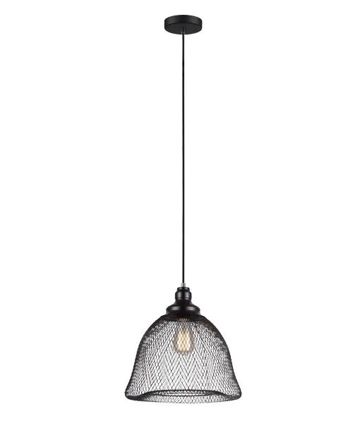 CLA Cheveux Black Iron Mesh Pendant lights