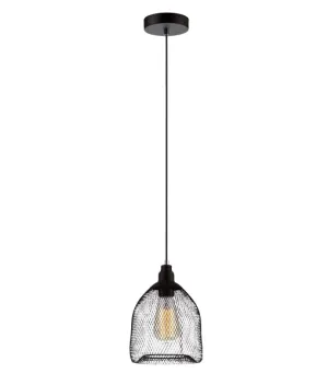 CLA Cheveux Black Iron Mesh Pendant lights