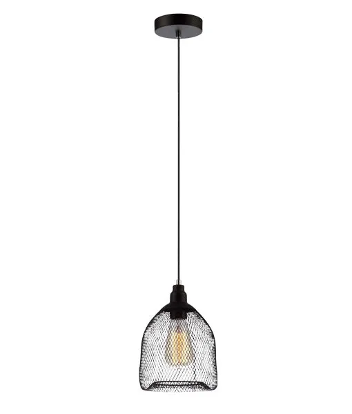 CLA Cheveux Black Iron Mesh Pendant lights