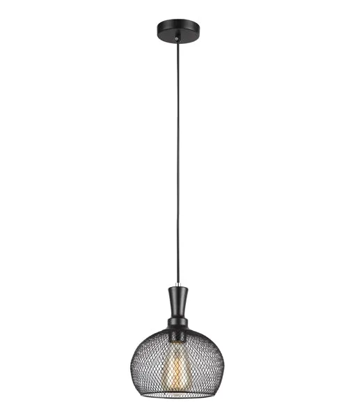 CLA Cheveux Black Iron Mesh Pendant lights