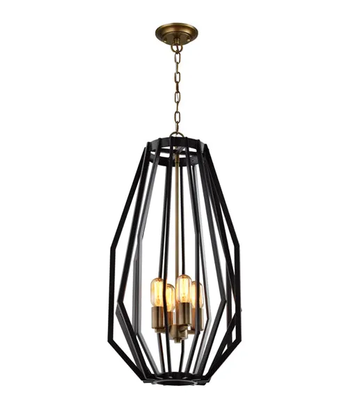 CLA Gamba Wide/Narrow Angluar Cage Pendant Light