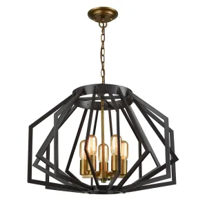 CLA Gamba Wide/Narrow Angluar Cage Pendant Light
