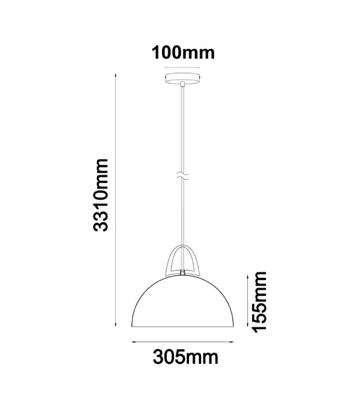 CLA Legna Dome Pendant Lights