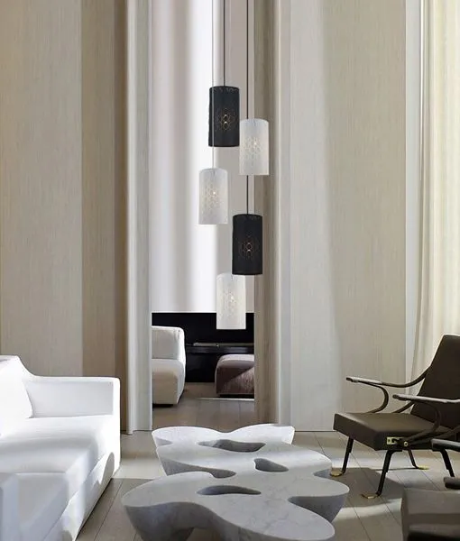 CLA Modello Embossed Oblong Pendant Lights