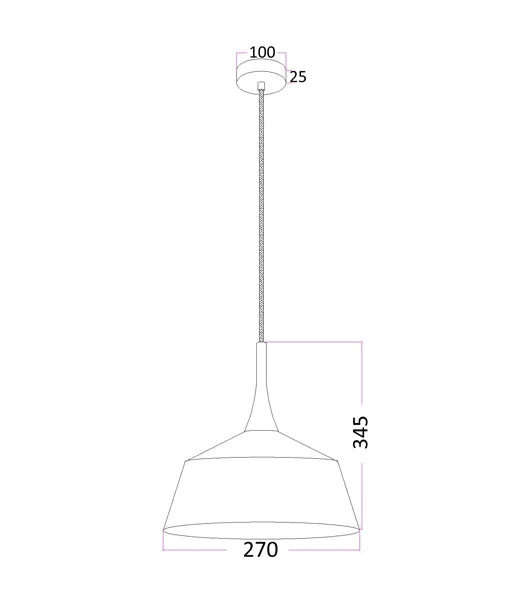 CLA Nordic Angled Dome Pendant Lights