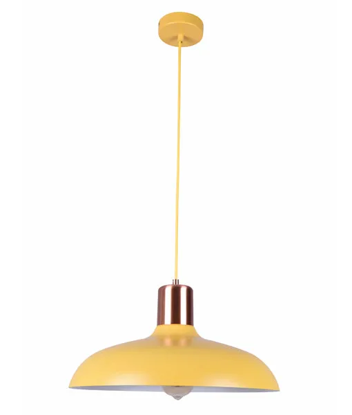CLA PASTEL Dome Shape with Copper Lampholder Cover Pendant Lights