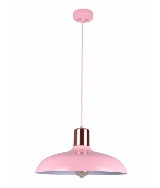 CLA PASTEL Dome Shape with Copper Lampholder Cover Pendant Lights