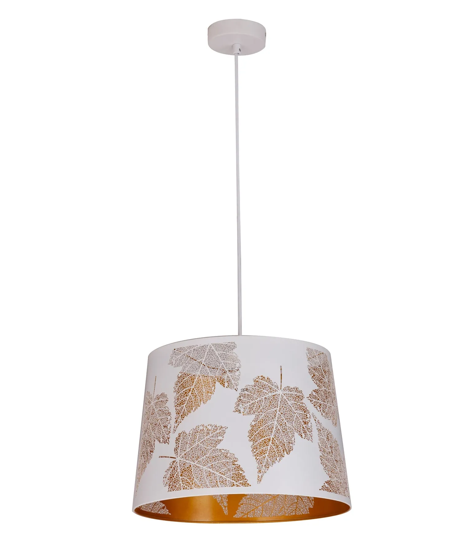 CLA PENSHADE Interior Slanted with Laser Cut with Maple Leaf Pattern Pendant Lights