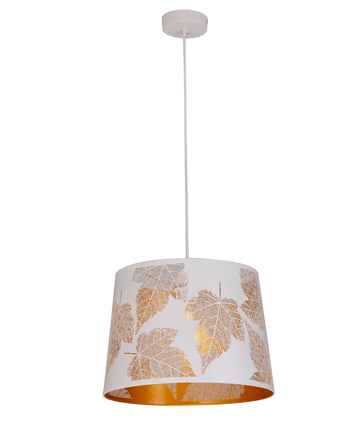 CLA PENSHADE Interior Slanted with Laser Cut with Maple Leaf Pattern Pendant Lights