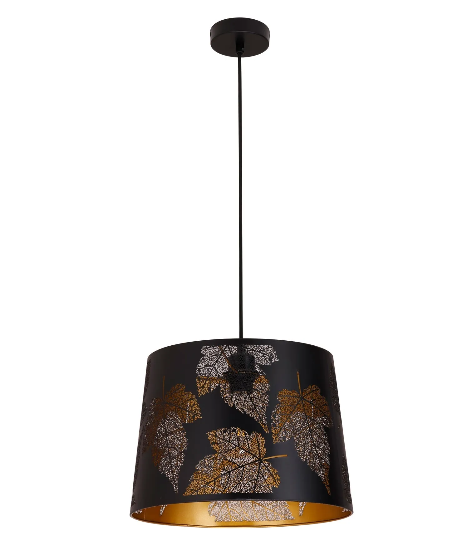 CLA PENSHADE Interior Slanted with Laser Cut with Maple Leaf Pattern Pendant Lights