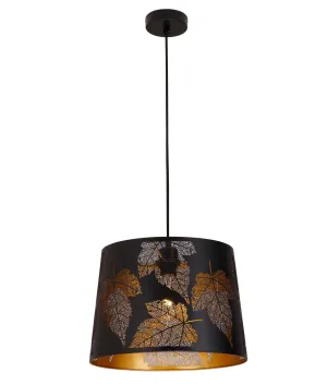CLA PENSHADE Interior Slanted with Laser Cut with Maple Leaf Pattern Pendant Lights