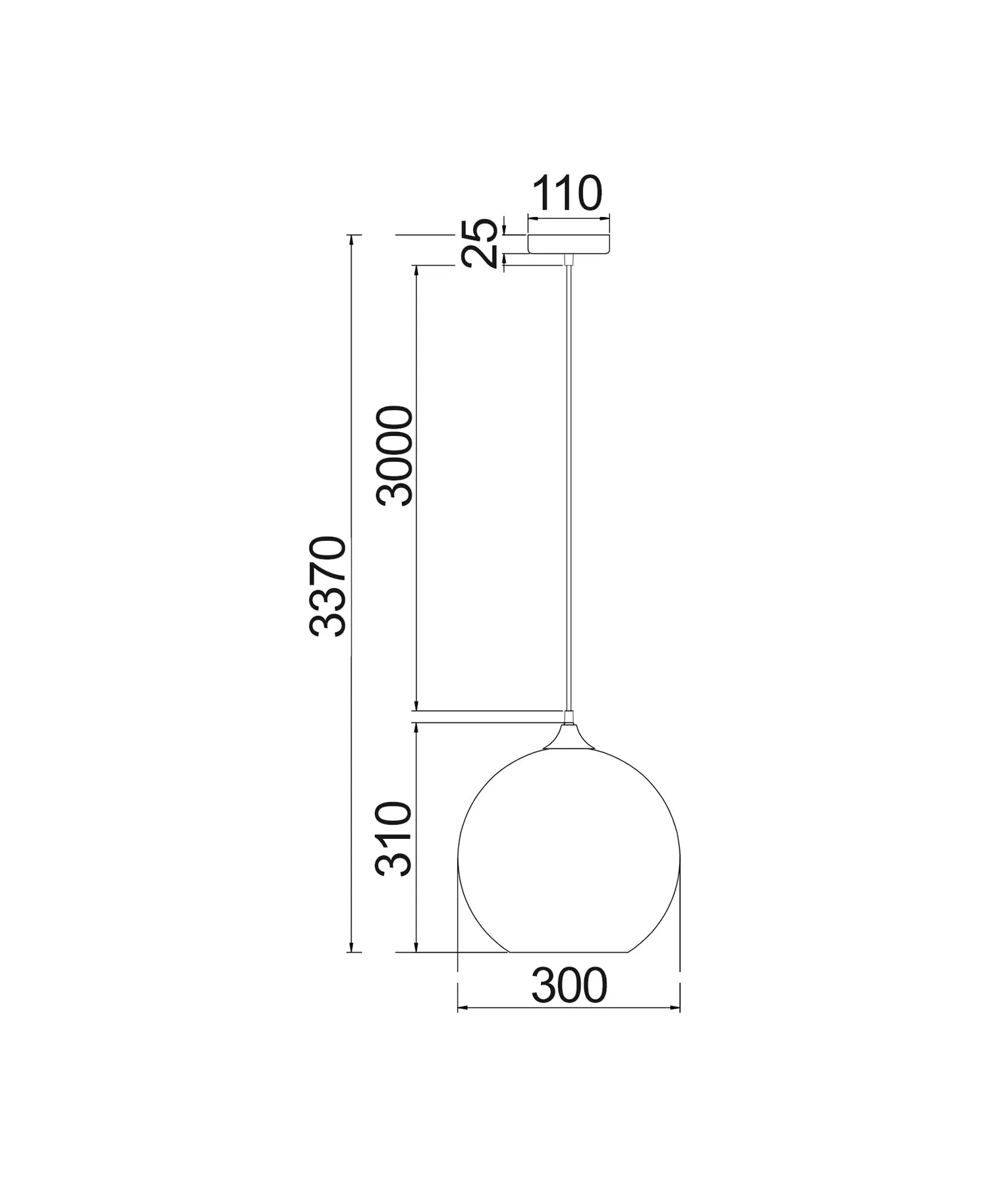CLA ROCHE Interior Glass Pendant Lights