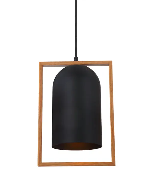 CLA Swing Oblong Wood Frame Pendant light